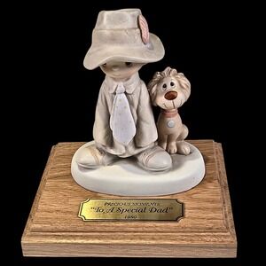 Precious Moments "To A Special Dad" 1980 Figurine, No Mark or Number, No Box
